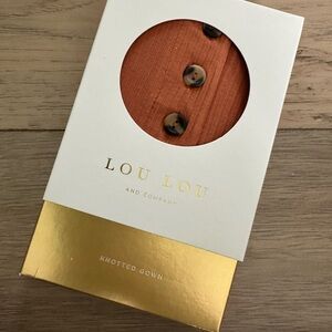 Lou Lou & Company Orange Knotted Gown newborn